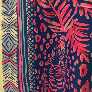 Lilly Pulitzer Bal Harbour Mid-Rise Palazzo Pundy Blue La Zebra